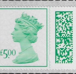 V4840  £5.00 green  2B MAIL M22L SBP T4  ISP (from sheet) U/M (MNH)
