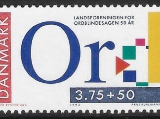 1992 Denmark  SG.985  50th Anniv. of Danish Dyslexia Assoc. U/M (MNH)