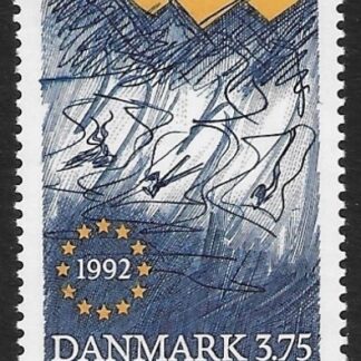 1992 Denmark  SG.990 European Single Market.  U/M (MNH)