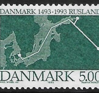 1993 Denmark  SG.1008  Inauguration of Denmark-Russia Submarine cable. U/M (MNH)