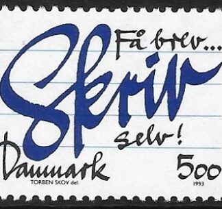 1993 Denmark  SG.1011 Letter Writing Campaign. U/M (MNH)