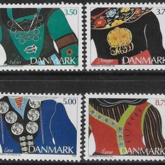 1993 Denmark  SG.1012-5 Traditional Jewellery. set 4 values. U/M (MNH)