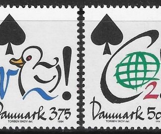 1994 Denmark  SG.1018-9  Save Water & Energy Campaign. set 2 values. U/M (MNH)