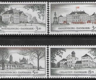 1994 Denmark  SG.1020-3. Royal Residences. set 4 values. U/M (MNH)