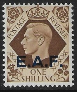 SG. S8 1s. bistre-brown E.A.F. Somalia. mounted mint