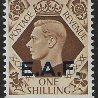 SG. S8  1s. bistre-brown  E.A.F. Somalia. mounted mint