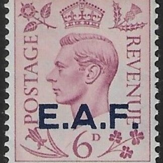SG. S6  6d purple  E.A.F. Somalia. very lightly mounted mint.