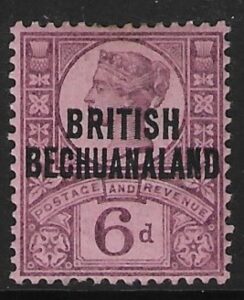 SG.36 British Bechuanaland 6d purple/rose red. mounted mint.