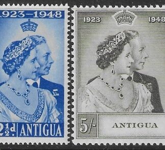 Antigua  - 1948 Royal Silver Wedding. SG.112-3  mounted mint.