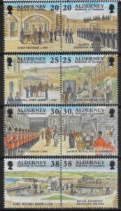 1999 Alderney  SG. A132-9  Garrison Island Forts no.3. U/M (MNH)