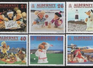 2000 Alderney  SG. A146-51 Wombling Holiday. U/M (MNH)