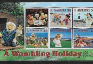 2000 Alderney  SG. MSA152 Wombling Holiday. mini sheet. U/M (MNH)