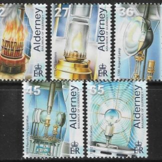 2002 Alderney  A.192-6 50th Anniv. Les Casquets Lighthouse. U/M (MNH)