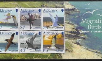 2003 Alderney  MSA.216 Migrating Birds (2nd series) Seabirds. U/M (MNH)