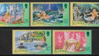 2004  Alderney  A.248-52  Birth Centenary of Hans Christian Anderson. U/M (MNH)
