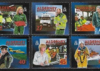 2003 Alderney  A.197-202 Community Services  (2nd series) Emergency Medical Aid. U/M (MNH)