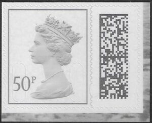 V4750  50p grey  2B MAIL M22L SBP T3  ISP Ex DY43 (Unsung Heroes)U/M (MNH)