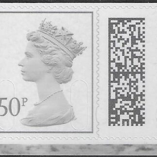V4750  50p grey  2B MAIL M22L SBP T3  ISP Ex DY43 (Unsung Heroes)U/M (MNH)
