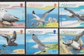 2006 Alderney A282-7 Resident Birds (1st Series) Seabirds Set of 6 Vals U/M (MNH)