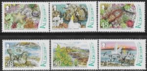 2007 Alderney A309-14 Ramsar Site Set of 6 Vals U/M (MNH)