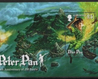 2010 Alderney MSA407 Peter Pan  Mini-Sheet U/M (MNH)