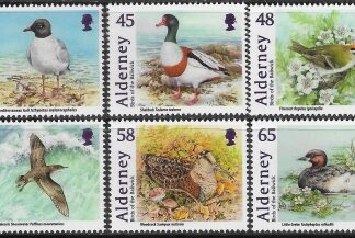 2011 Alderney A422-7 Birds Set of 6 Vals U/M (MNH)