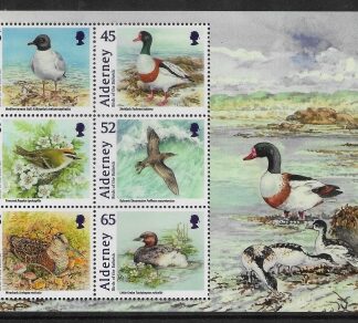 2011 Alderney MSA428 Birds Mini-Sheet U/M (MNH)