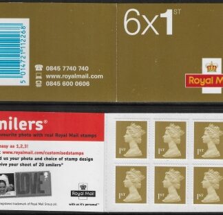 MB4a 6 x 1st Issued 2005 containing sg 2295 & 'bride' advert Walsall.
