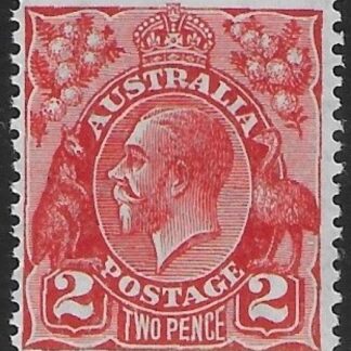 1930  Australia  SG.99  2d golden scarlet Die 2   perf 13½ x 12½   U/M (MNH)