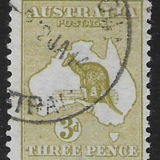 1913  Australia  SG.5  3d olive  used