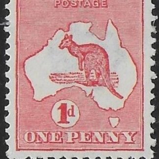 1913  Australia  SG.2d  1d red Die II   mounted mint.