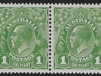 1926  Australia  SG.95 & 95b  ASC8(1)ia 1d sage green. Die 1 & Die 2 joined pair'.U/M (MNH)
