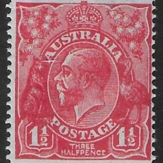 1926  Australia  SG.87  1½d. scarlet.  mounted mint.