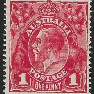 1914  Australia  SG.21  1d carmine-red perf 14¼  comb U/M (MNH)