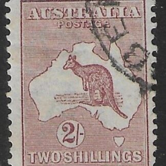 1924  Australia  SG.74  2/- maroon.  used