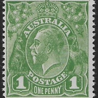 1924  Australia  SG.82  1d sage green.  U/M (MNH)