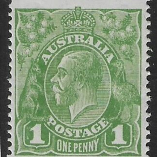 1924  Australia  SG.82  1d sage green.  U/M (MNH)