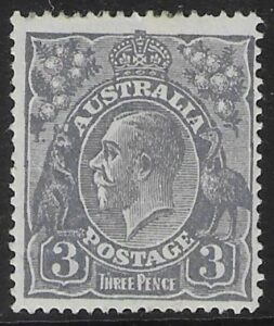 1926 Australia SG.90 3d dull ultramarine mounted mint.