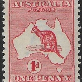 1913  Australia  SG.2d  1d red DII mounted mint.