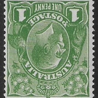 1926  Australia  SG.86w  1d sage green. watermark inverted.U/M (MNH)