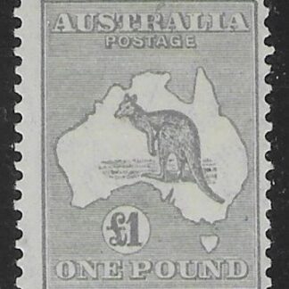 1935  Australia  SG.137  £1. grey  mounted mint.