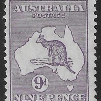 1932  Australia  SG.133  9d violet.  U/M (MNH)