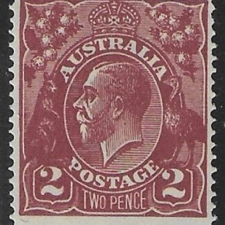 1924  Australia  SG.78a  2d bright red-brown.  U/M (MNH)