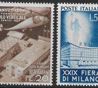 1951 Italy - SG.783 /784 29th Milan Fair. U/M (MNH) cat. value £157.00