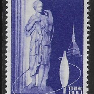 1951 Italy - SG.785  20L violet. Textile Art & Fashion Exh. U/M (MNH).