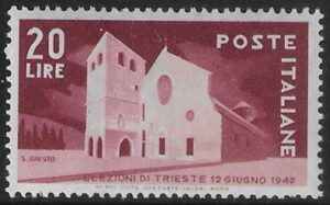 1949 Italy - SG.732 First Trieste Free Election. U/M (MNH).