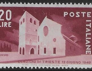 1949 Italy - SG.732 First Trieste Free Election. U/M (MNH).