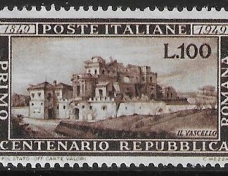 1949 Italy - SG.726.  100L brown.  Centenary of Roman Republic. U/M (MNH).