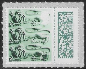 EN66 2nd Lions (Bar Code/Data Matrix) Litho ISP/Cartor. U/M (MNH)