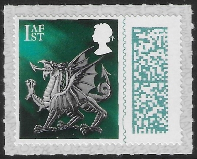 W163   1st Dragon  (Bar Code/Data Matrix)  Litho ISP/Cartor. U/M (MNH)